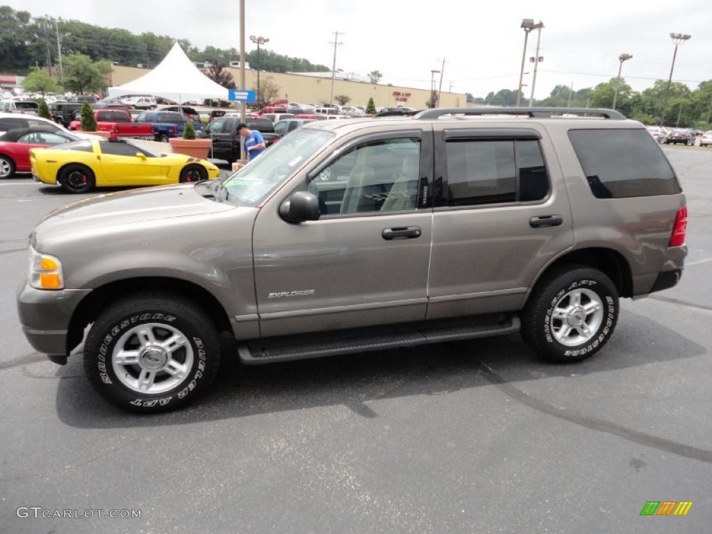 2004 Explorer XLT 4x4 - Mineral Grey Metallic / Medium Parchment photo #4