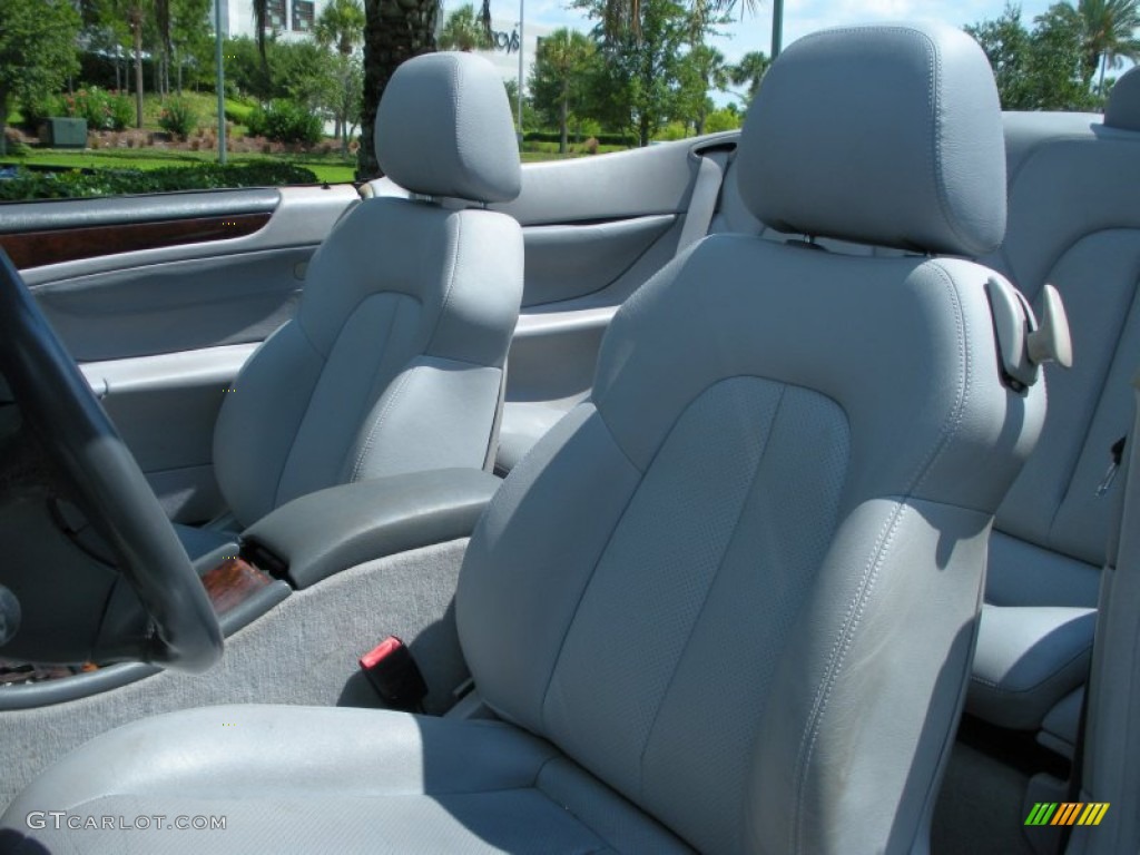 Ash Interior 2003 Mercedes-Benz CLK 320 Cabriolet Photo #50797881
