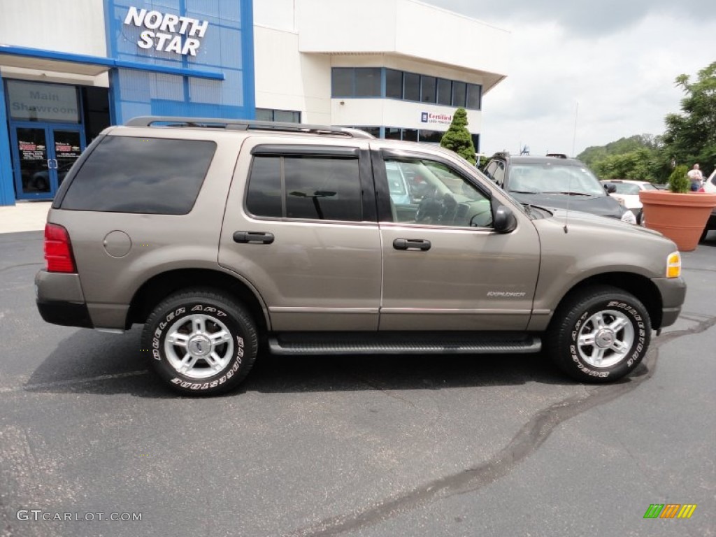2004 Explorer XLT 4x4 - Mineral Grey Metallic / Medium Parchment photo #8