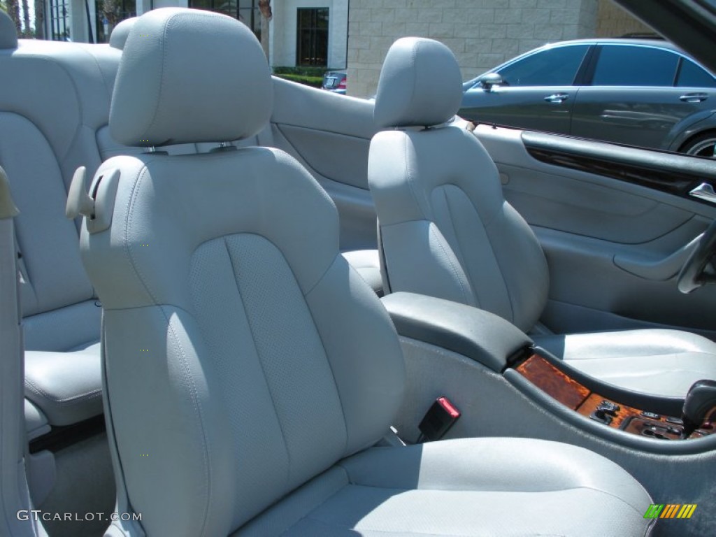 Ash Interior 2003 Mercedes-Benz CLK 320 Cabriolet Photo #50797932