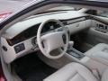 2001 Cadillac Eldorado Oatmeal Interior Prime Interior Photo
