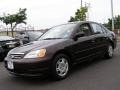 Vintage Plum Pearl 2001 Honda Civic LX Sedan Exterior