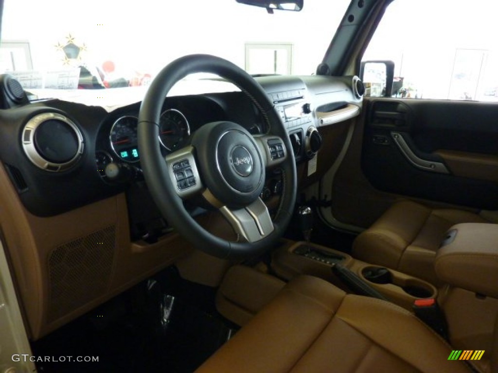 2011 Wrangler Unlimited Mojave 4x4 - Sahara Tan / Black/Dark Saddle photo #22