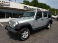 2007 Bright Silver Metallic Jeep Wrangler Unlimited X 4x4  photo #1