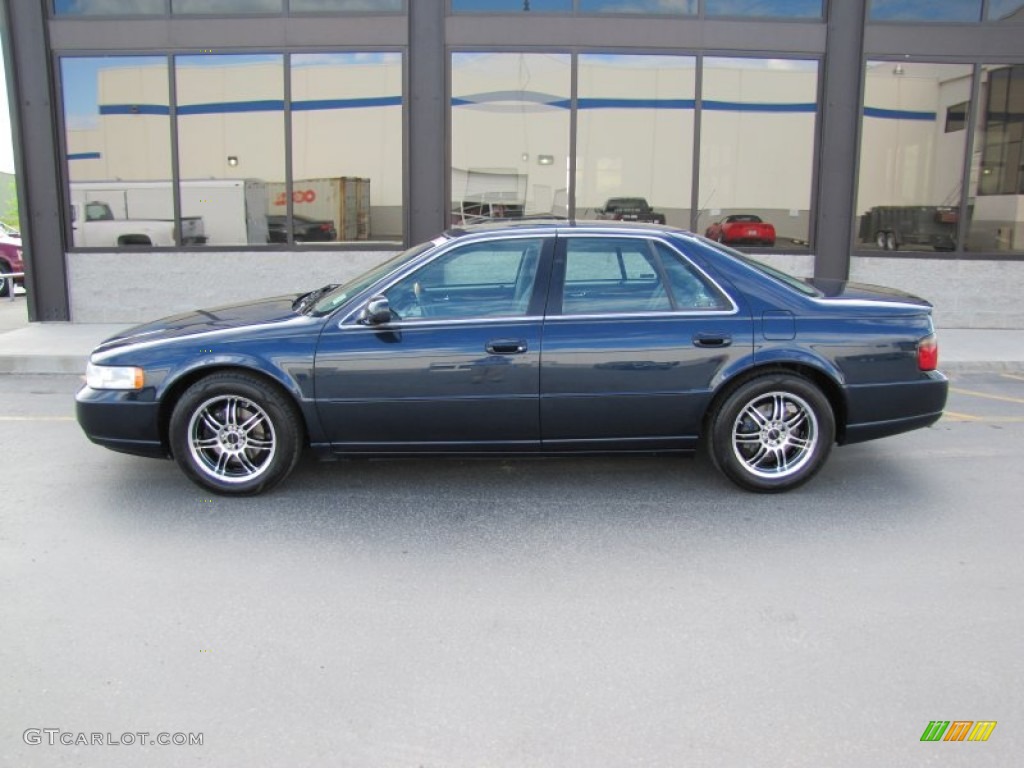 Blue Onyx 2002 Cadillac Seville STS Exterior Photo #50799006