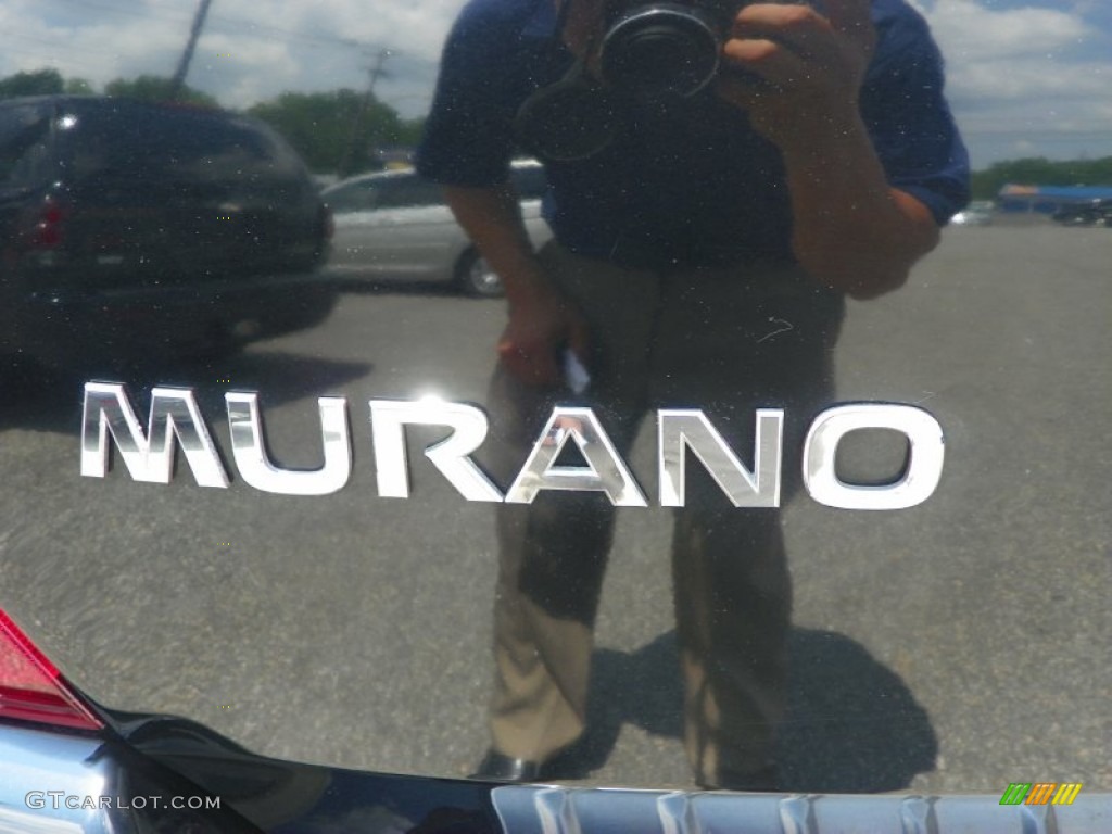 2006 Murano S AWD - Super Black / Charcoal photo #13