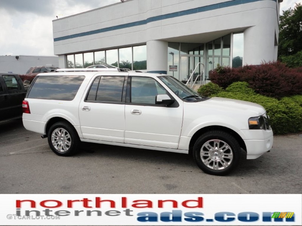 2011 Expedition EL Limited 4x4 - Oxford White / Charcoal Black photo #1