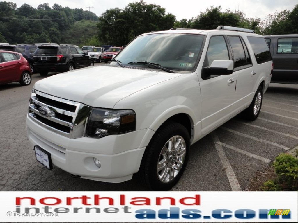 2011 Expedition EL Limited 4x4 - Oxford White / Charcoal Black photo #4