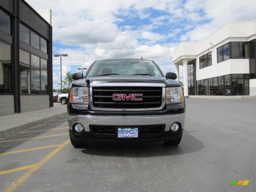 2008 Sierra 1500 Regular Cab 4x4 - Onyx Black / Dark Titanium photo #21