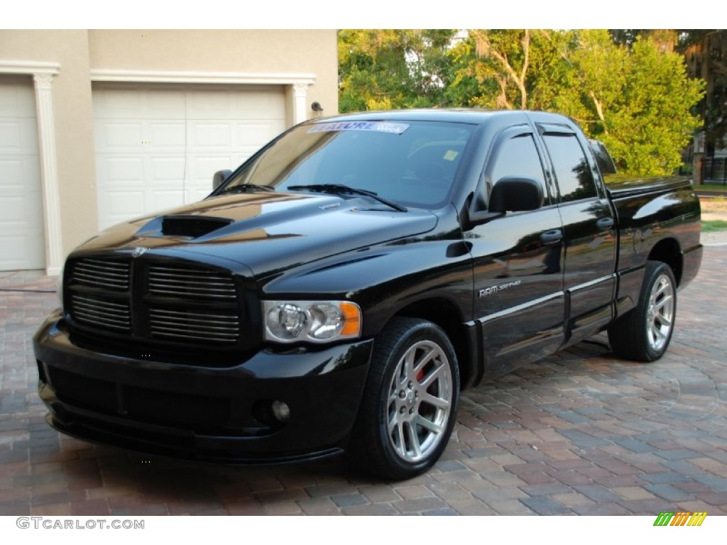 Black 2005 Dodge Ram 1500 SRT-10 Quad Cab Exterior Photo #50800539