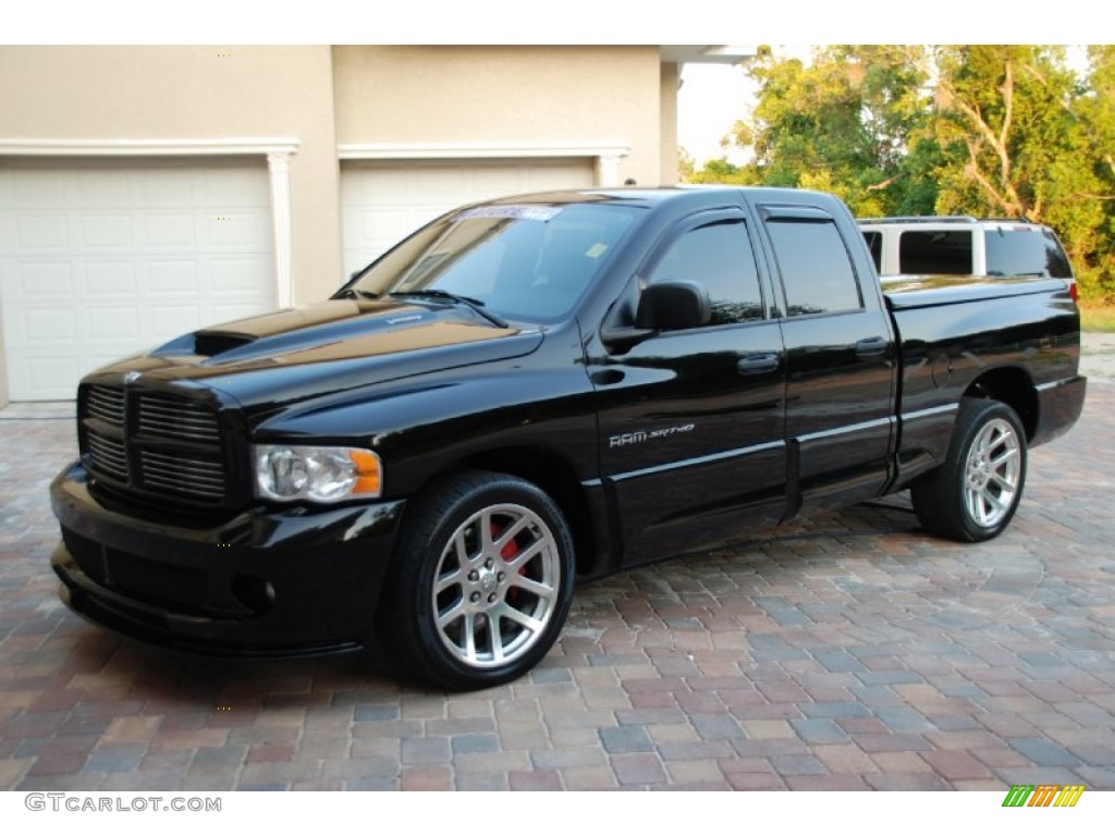 Black 2005 Dodge Ram 1500 SRT-10 Quad Cab Exterior Photo #50800554