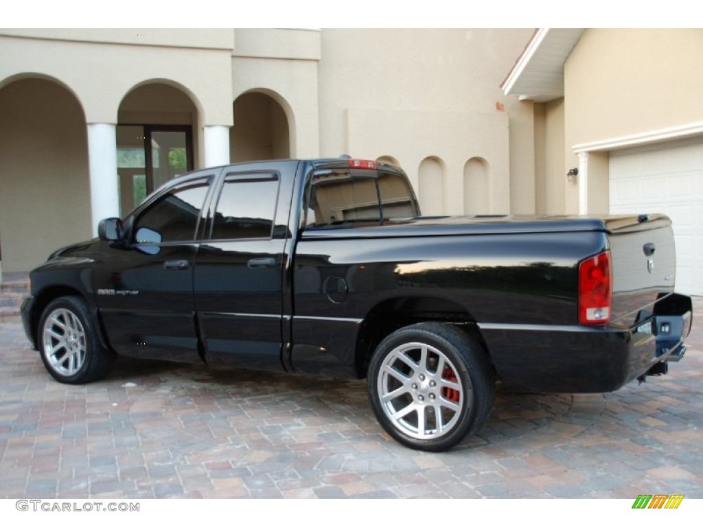 Black 2005 Dodge Ram 1500 SRT-10 Quad Cab Exterior Photo #50800569