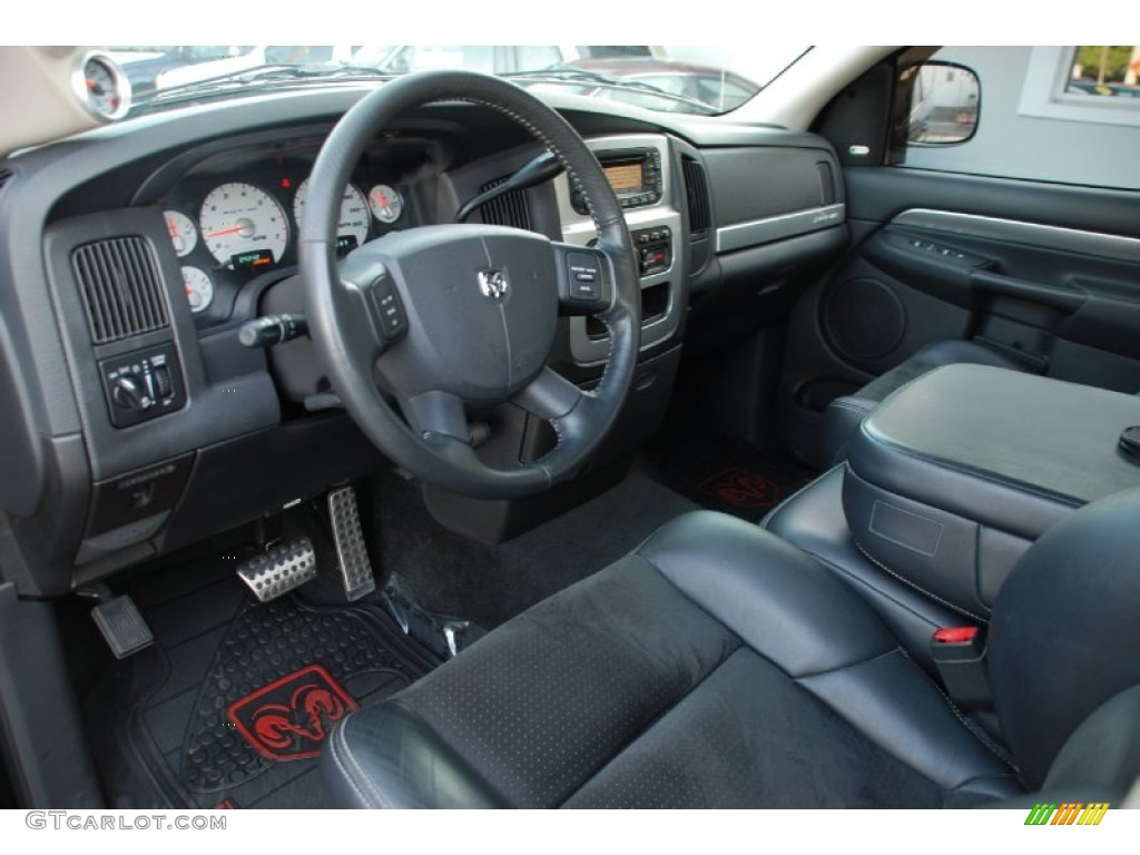 Dark Slate Gray Interior 2005 Dodge Ram 1500 SRT-10 Quad Cab Photo #50800626