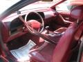 Red 1993 Ford Thunderbird LX Interior Color