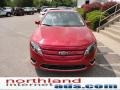 2011 Red Candy Metallic Ford Fusion SEL  photo #3