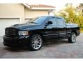 2005 Black Dodge Ram 1500 SRT-10 Quad Cab  photo #49