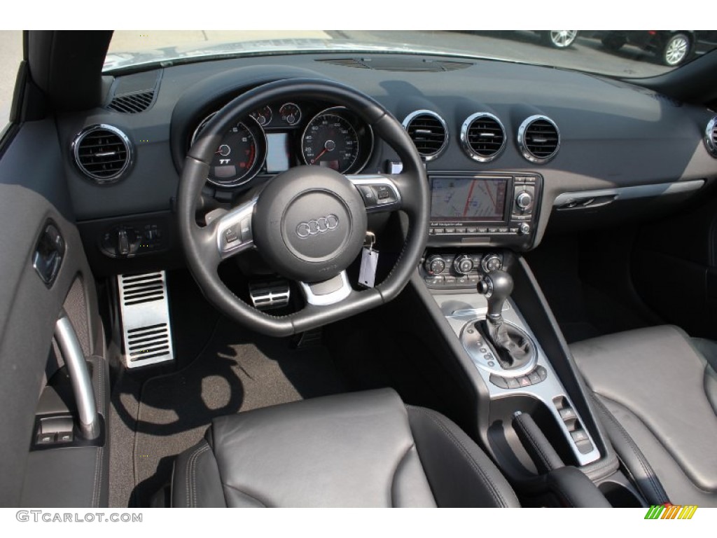 2008 Audi TT 2.0T Roadster Black Dashboard Photo #50802330