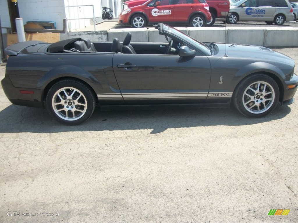 2008 Mustang Shelby GT500 Convertible - Alloy Metallic / Black photo #5
