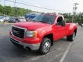 Fire Red - Sierra 3500HD SLE Regular Cab 4x4 Dually Photo No. 6