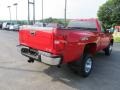 Fire Red - Sierra 3500HD SLE Regular Cab 4x4 Dually Photo No. 10