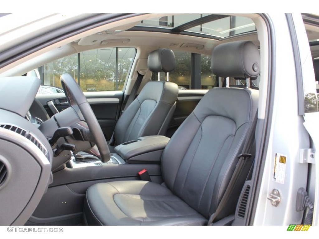 Black Interior 2008 Audi Q7 3.6 Premium quattro Photo #50803215