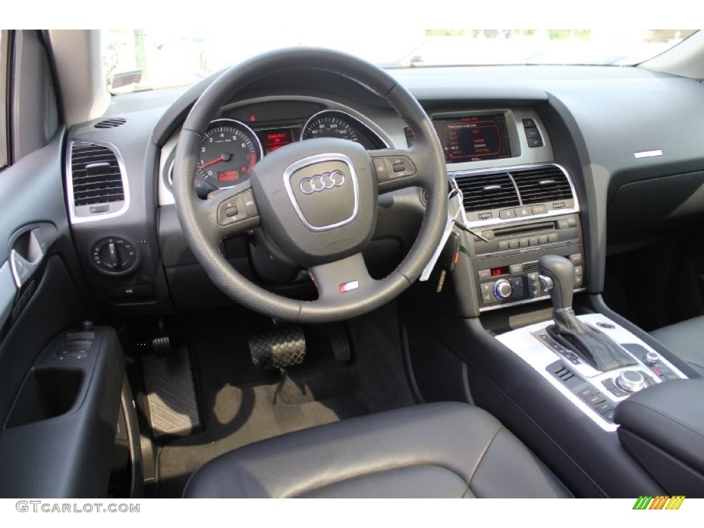 2008 Audi Q7 3.6 Premium quattro Black Dashboard Photo #50803245