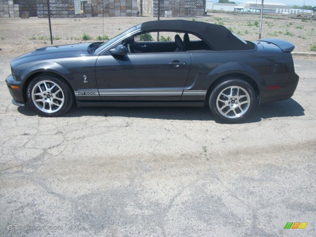 2008 Mustang Shelby GT500 Convertible - Alloy Metallic / Black photo #37