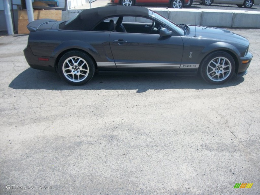 2008 Mustang Shelby GT500 Convertible - Alloy Metallic / Black photo #39