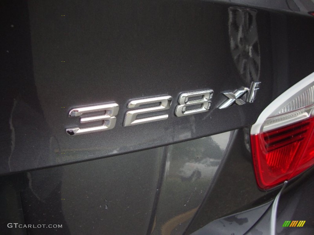 2008 3 Series 328xi Sedan - Sparkling Graphite Metallic / Black photo #7