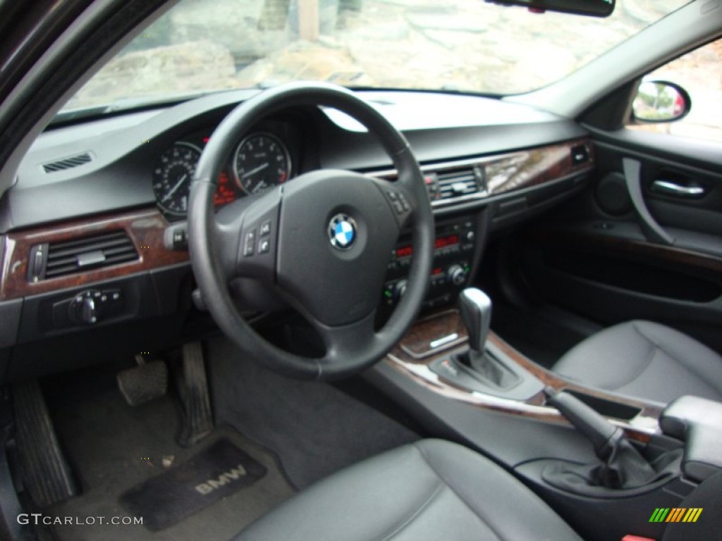 2008 3 Series 328xi Sedan - Sparkling Graphite Metallic / Black photo #14