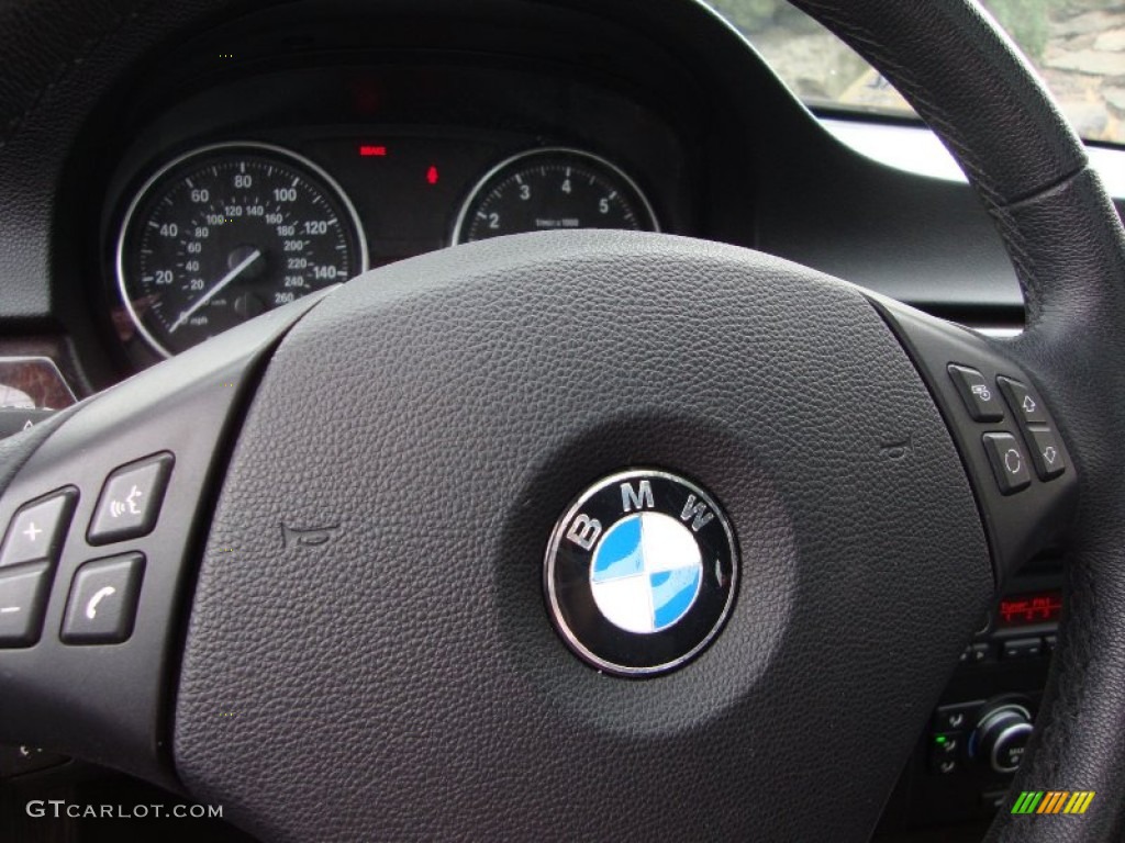 2008 3 Series 328xi Sedan - Sparkling Graphite Metallic / Black photo #17