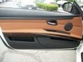 Saddle Brown Dakota Leather Door Panel Photo for 2011 BMW 3 Series #50804001
