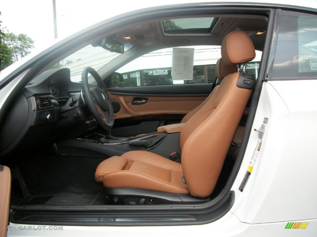 Saddle Brown Dakota Leather Interior 2011 BMW 3 Series 328i xDrive Coupe Photo #50804016
