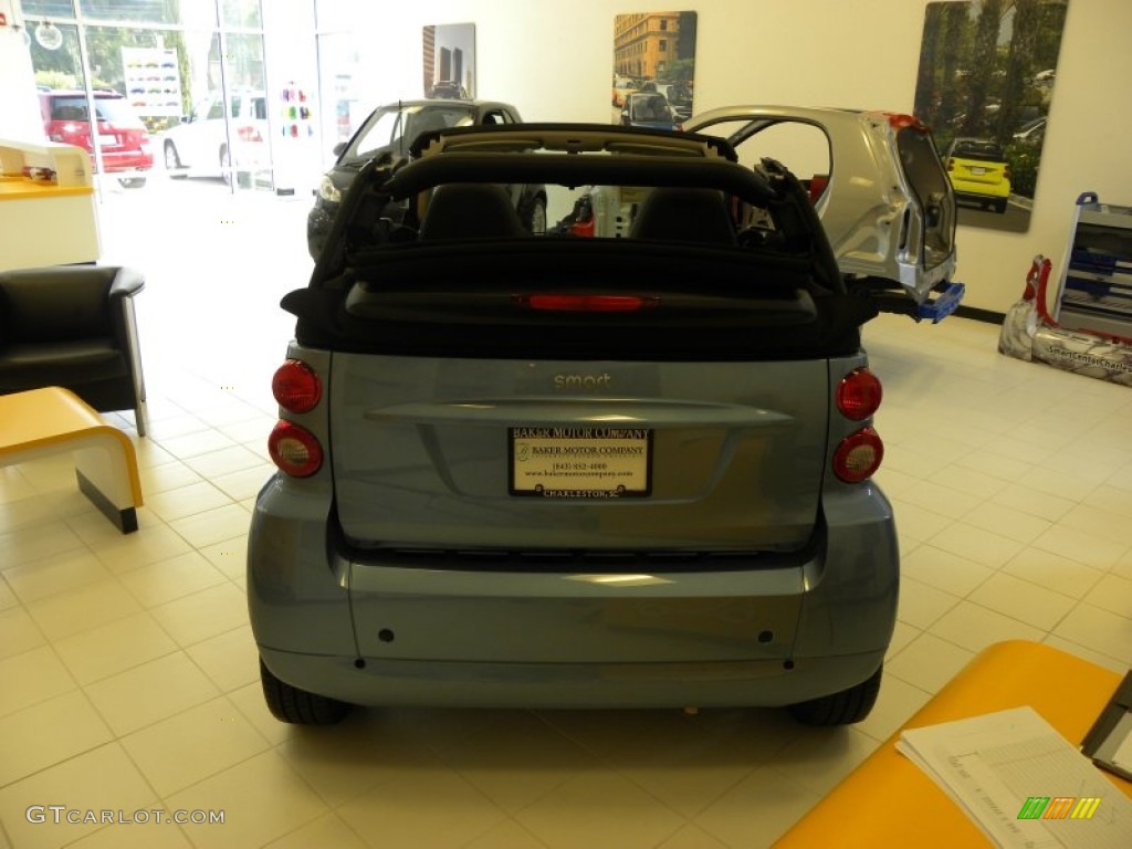 2011 fortwo passion cabriolet - Light Blue Metallic / Design Black photo #7