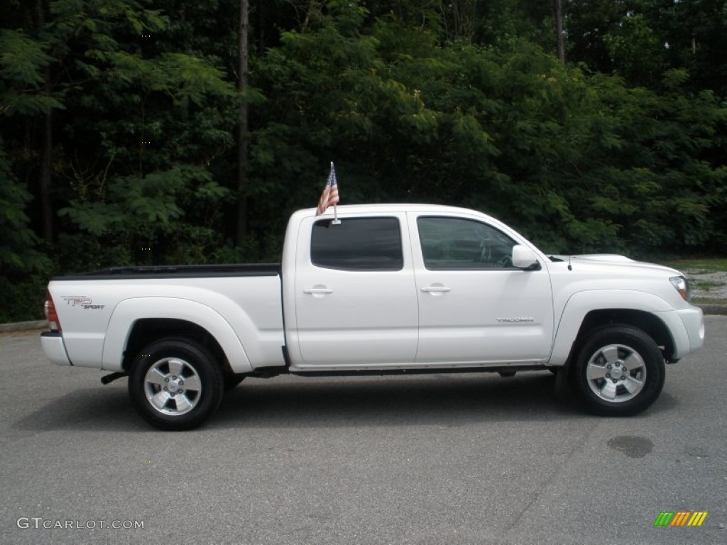 Super White 2011 Toyota Tacoma V6 TRD Sport Double Cab 4x4 Exterior Photo #50804313