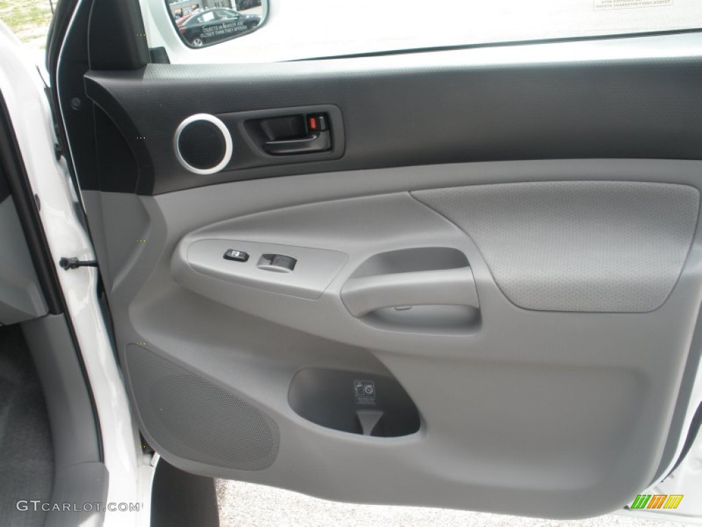 2011 Toyota Tacoma V6 TRD Sport Double Cab 4x4 Graphite Gray Door Panel Photo #50804541