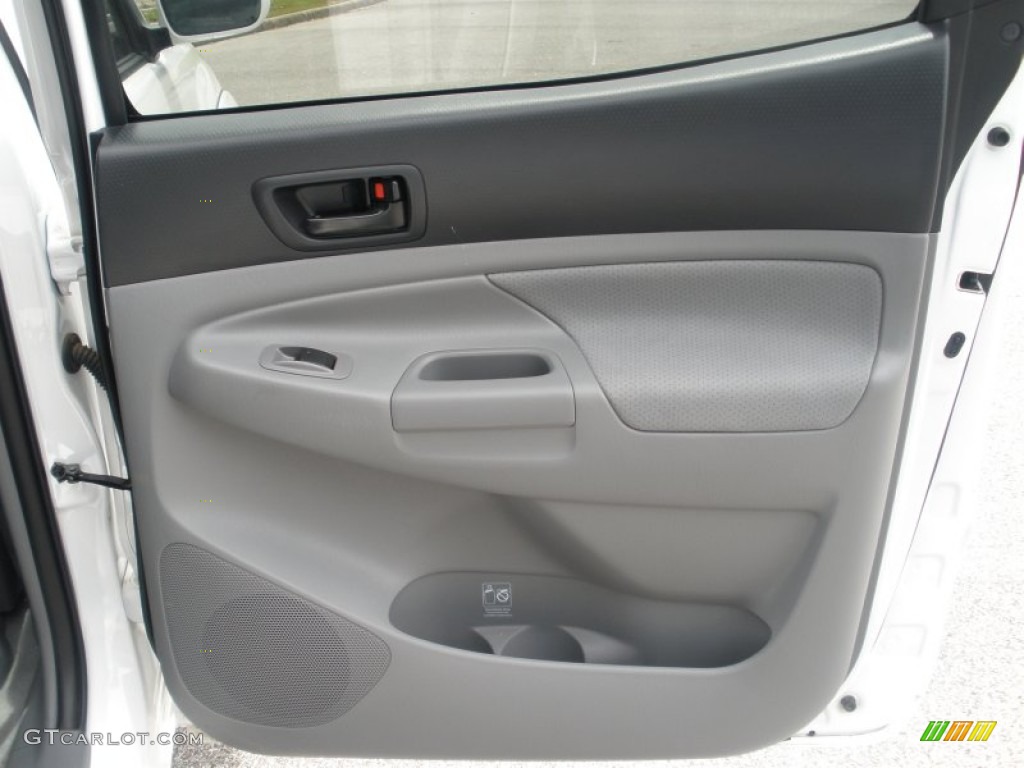 2011 Toyota Tacoma V6 TRD Sport Double Cab 4x4 Graphite Gray Door Panel Photo #50804571