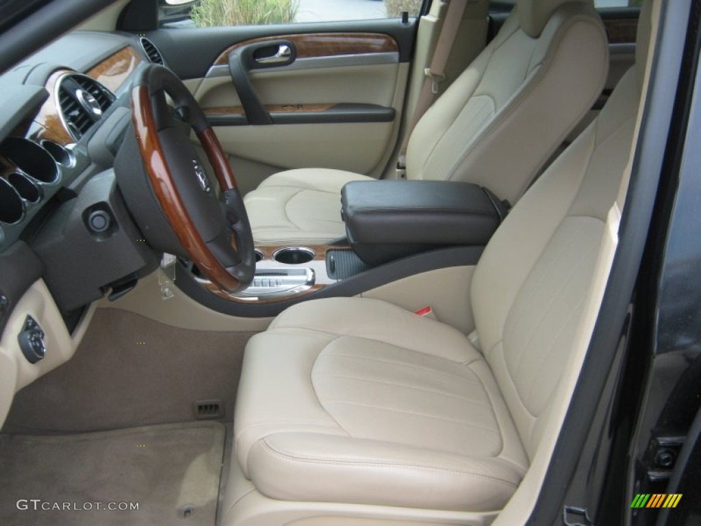 2010 Enclave CXL - Carbon Black Metallic / Cashmere/Cocoa photo #13