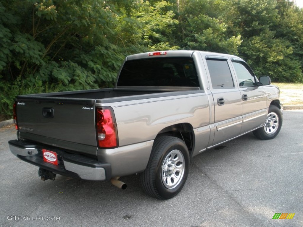 2007 Silverado 1500 Classic LS Crew Cab - Graystone Metallic / Dark Charcoal photo #3