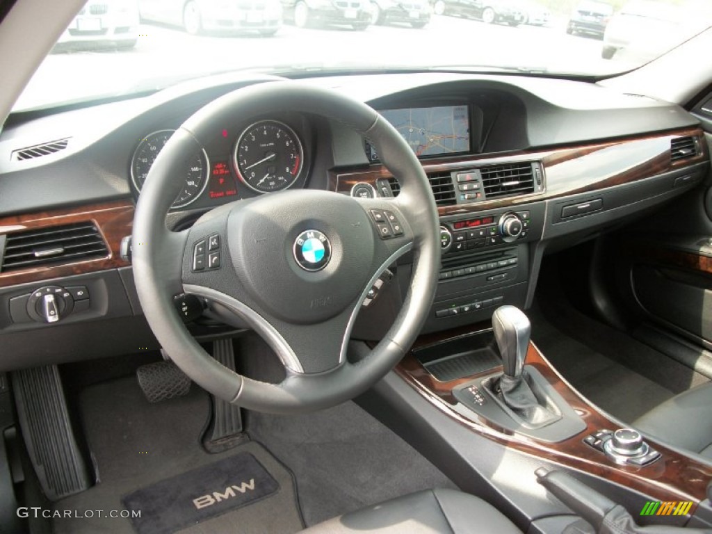 2011 BMW 3 Series 335i xDrive Coupe Black Dashboard Photo #50804742