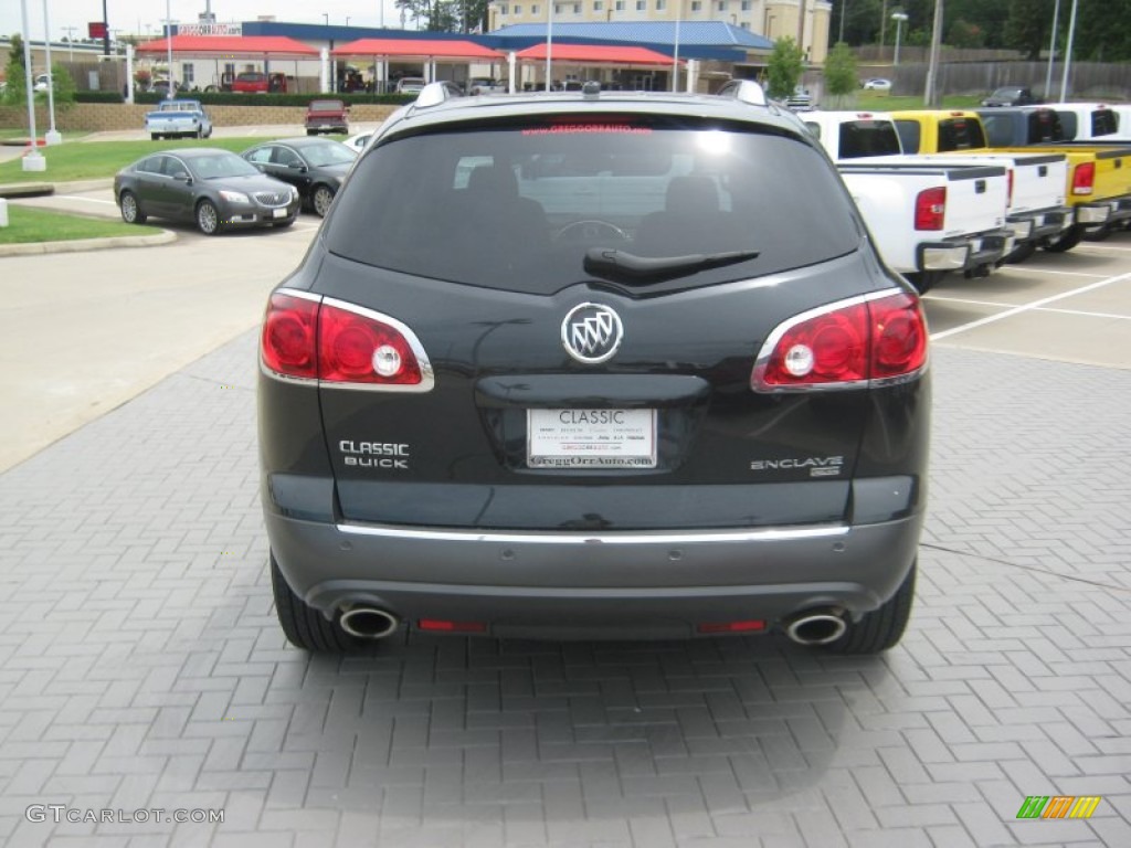 2010 Enclave CXL - Carbon Black Metallic / Cashmere/Cocoa photo #4