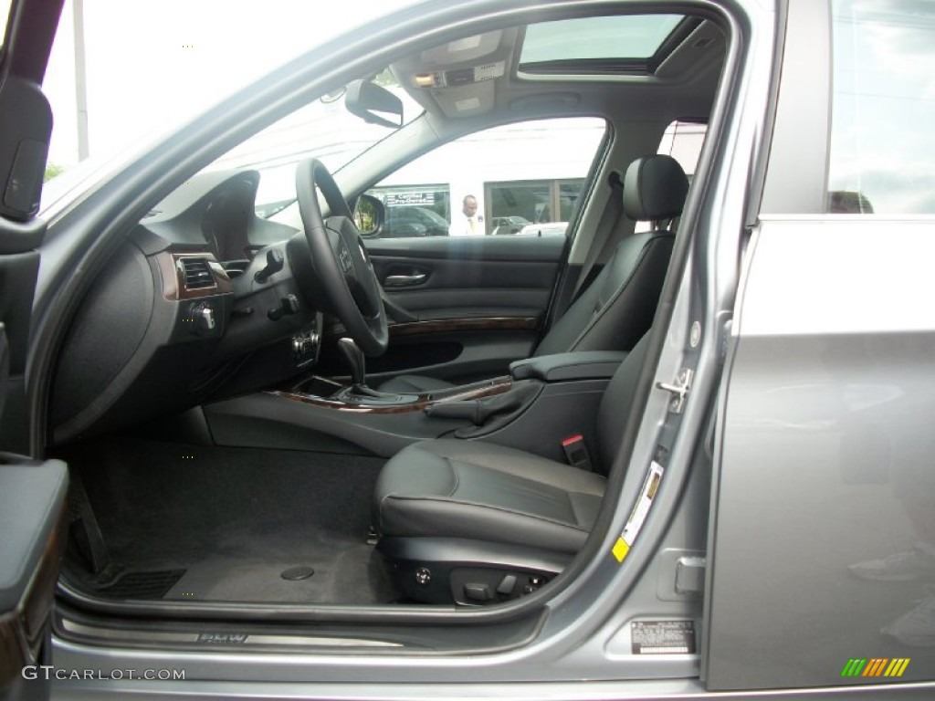 2011 3 Series 335i xDrive Sedan - Space Gray Metallic / Black photo #9