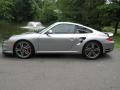 GT Silver Metallic 2011 Porsche 911 Turbo Coupe Exterior