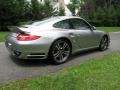 GT Silver Metallic 2011 Porsche 911 Turbo Coupe Exterior