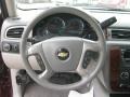 Light Cashmere/Dark Cashmere 2011 Chevrolet Suburban LT Steering Wheel