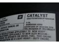 Info Tag of 2008 Silverado 3500HD Work Truck Extended Cab 4x4 Chassis