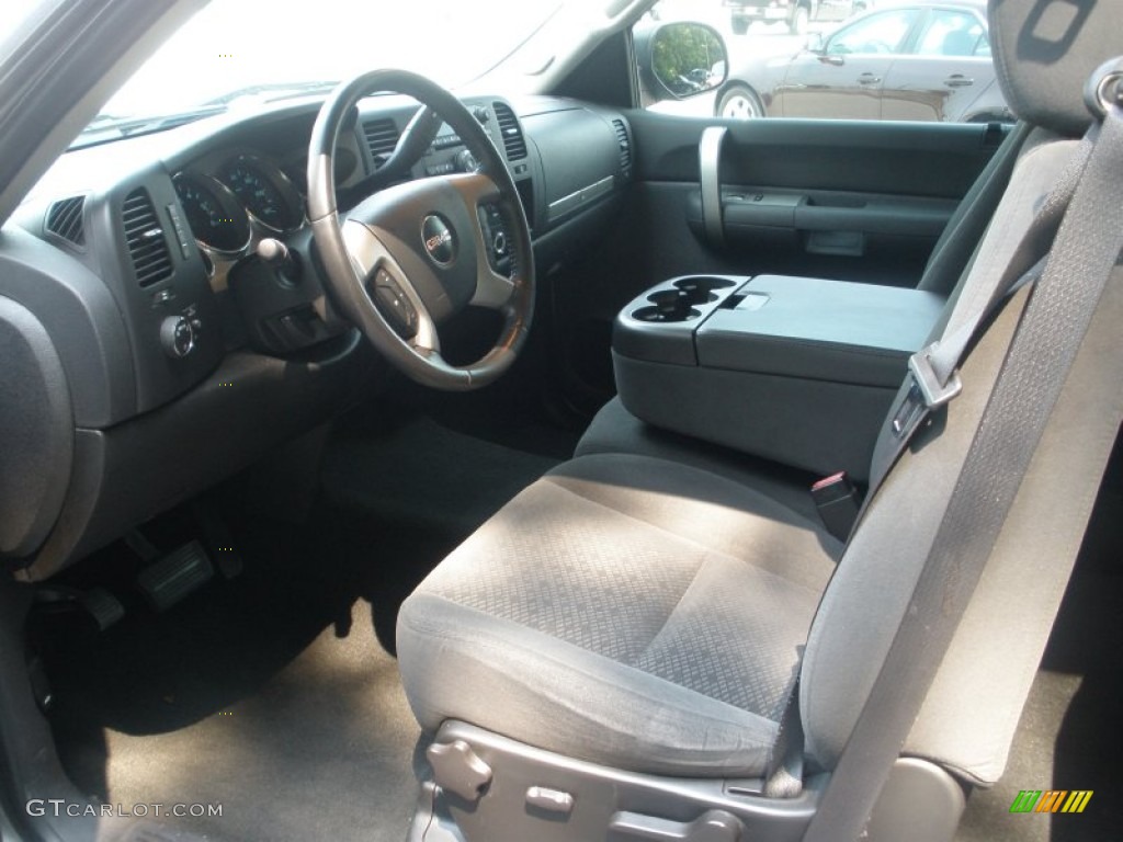 2008 Sierra 1500 SLE Extended Cab - Steel Gray Metallic / Ebony photo #13