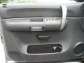 Ebony 2008 GMC Sierra 1500 SLE Extended Cab Door Panel