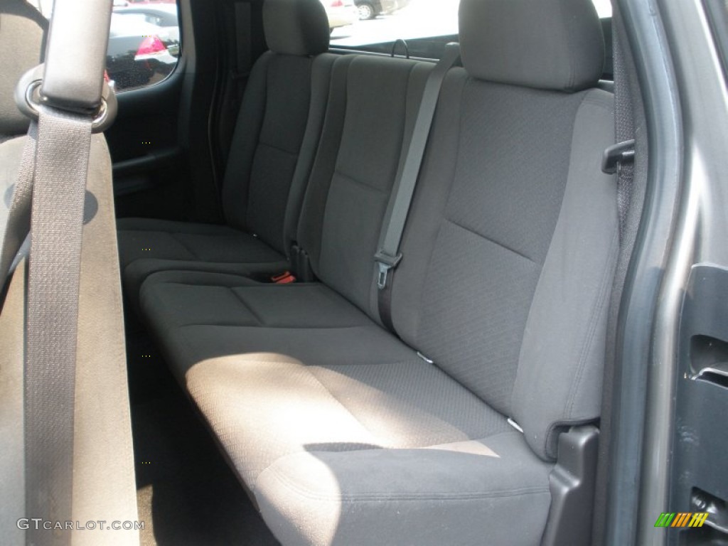 Ebony Interior 2008 GMC Sierra 1500 SLE Extended Cab Photo #50806107
