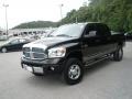 2009 Brilliant Black Crystal Pearl Dodge Ram 2500 Laramie Mega Cab 4x4  photo #7